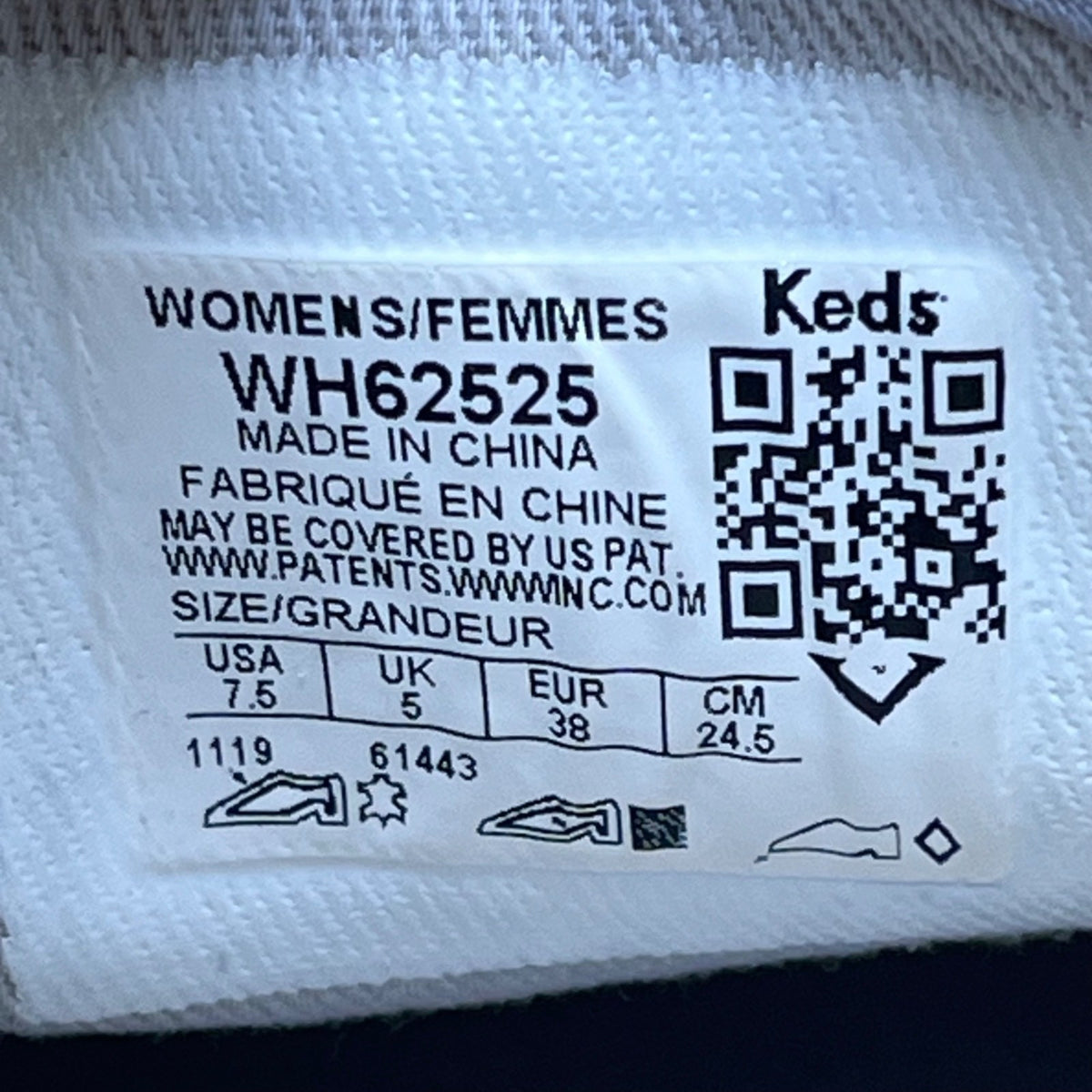 Keds Women’s Grey Suede Perforated Pattern Slip-On  Flat Sneakers Size 7.5