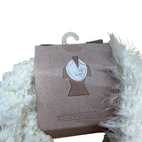 Sonoma Life+Style Ivory Infinity Scarf Soft Knit & Fuzzy Texture For Cozy Comfor