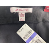 JM Collection Women's Black Knee Length Straight Skirt Sz 18 - NWT