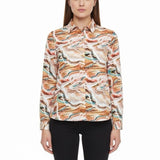 Pretty Little Thing Womens Multicolor Marble Print Oversized Blazer Size 6