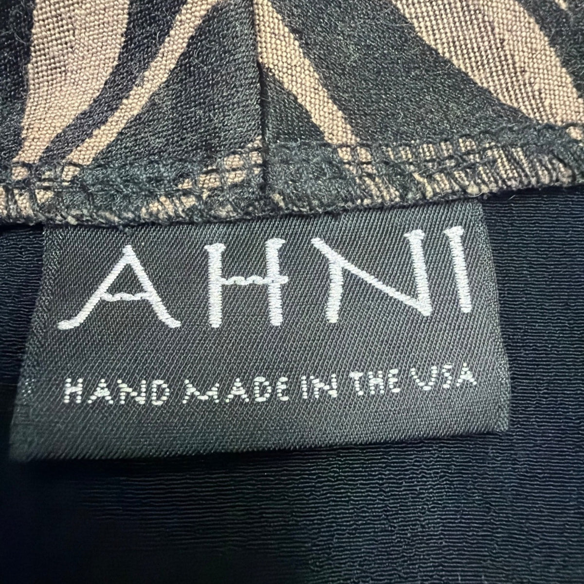 Ahnni Womens Black Taupe Leaf Print Open Front Vest With Tule Accent Size 1