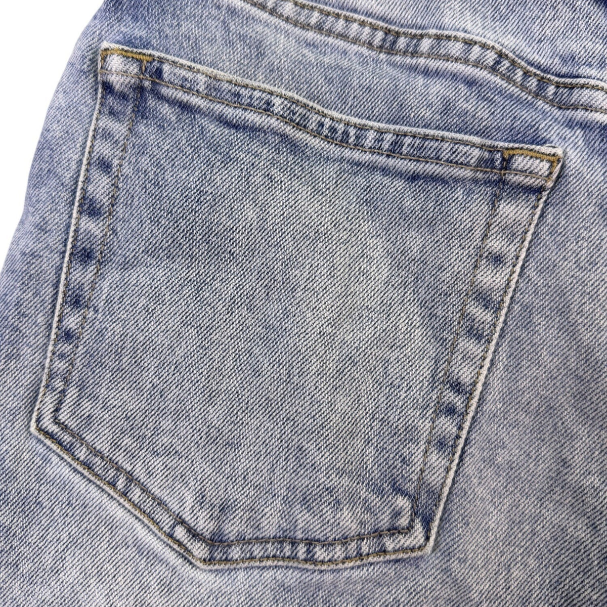 Lucky Brand Womens Blue Relaxed Denim Shorts With Distressed Hem Size 0