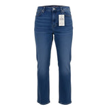 Gloria Vanderbilt Womens Blue Denim Amanda Straight-Leg Jeans Classic Fit Sz14