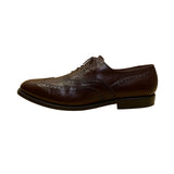 Allen Edmonds Men’s Brown Leather Lace-Up Wingtip Chester Dress Shoes Size 10.5
