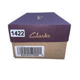Clarks Women’s Black Leather Elastic Panels Slip-On In-Motion Shoes Size 7M