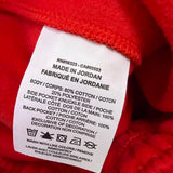 Nike Mens Red Fleece Joggers With Logo Comfortable Sweatpants Size L