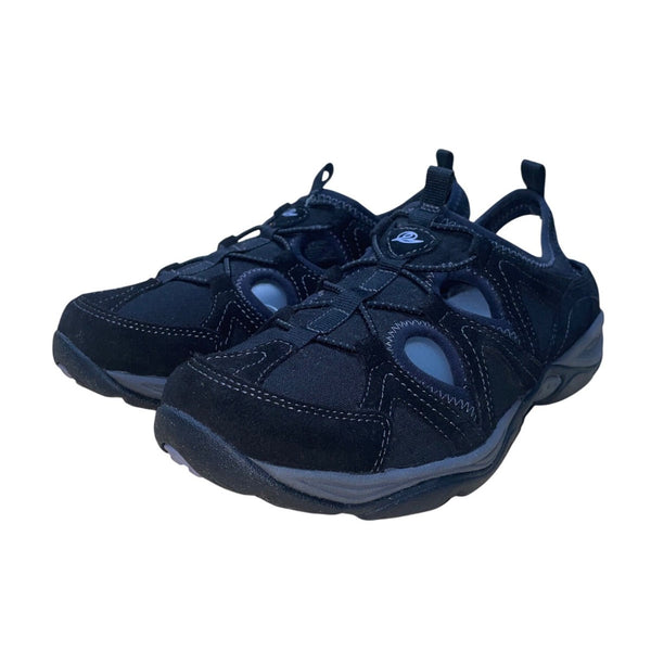 Easy Spirit Women’s Black Slip On Explore24 Athletic Sandals Size 10