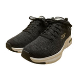 Skechers Men’s Black Mesh Arch Fit Comfortable Athletic Sneakers Size 11