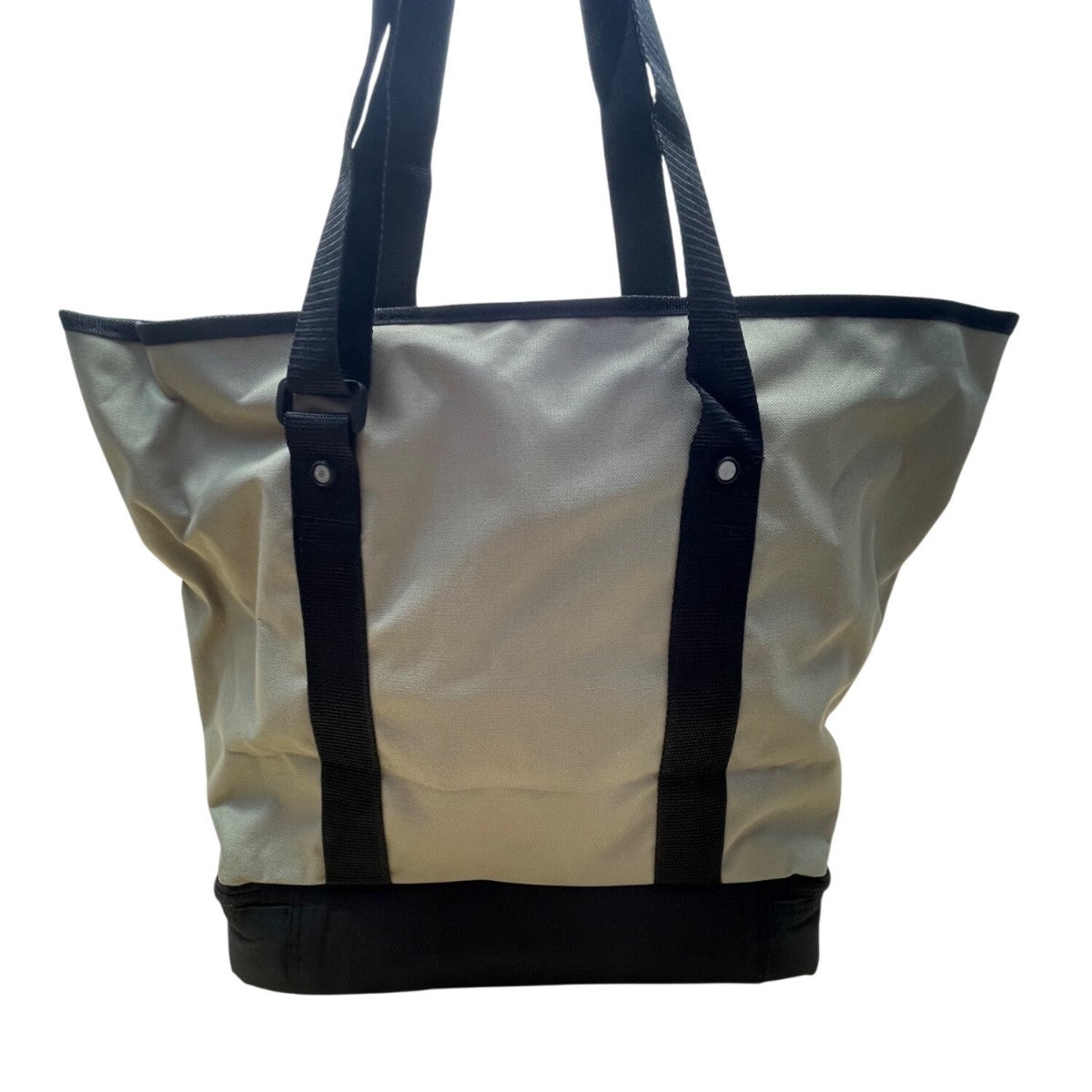 Everest Unisex Green & Black Canvas With Bottom Pocket Insulation Tote Bag