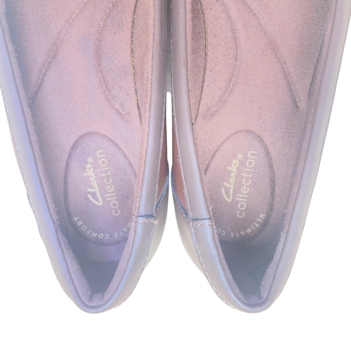 Clarks Women’s Brown Leather Ultra Comfort Tassel Slip-On Loafers Size 7