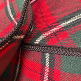 Pendleton Womens Red Green Wool Plaid Jacket 3/4 Sleeve Button Front Size S