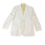 Circle S Mens Cream Western Blazer Jacket Classic Vintage Style Sz 48R
