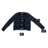 Cece Womens Black Cotton/Polyester Button-Front Cardigan Sweater Size M
