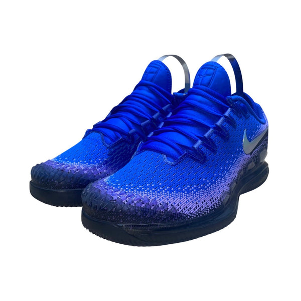 Nike Zoom Men’s Blue & Purple Mesh Lace-Up Athletic Vapor X Shoes Size 7.5