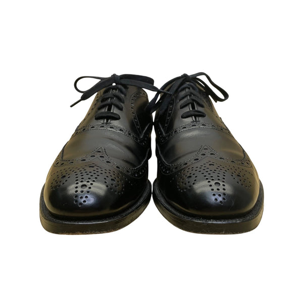 Brooks Brothers Men’s Black Leather Oxford Wingtip Dress Shoes Size 7.5