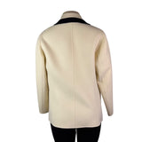 Dana Buchman Womens Cream & Black Blazer Petite Size 6