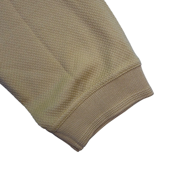 Tommy Bahama Mens Yellow Silk & Cotton Long Sleeve Polo Shirt Comfortable Sz XL