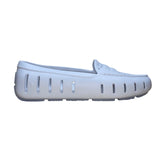 Floafers Men’s White Rubber Slip-On Water-Friendly Loafers Size 10