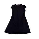 Isaac Mizrahi Womens Black Short Sleeve A-Line Dress Size S