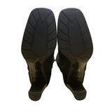 Stuart Weitzman Women’s Black Suede Knee-High Heeled Square Toe Boots Size 8.5M