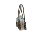 Dooney & Bourke Women’s Beige & Gray Monogram Leather Logo Pocket Tote Bag