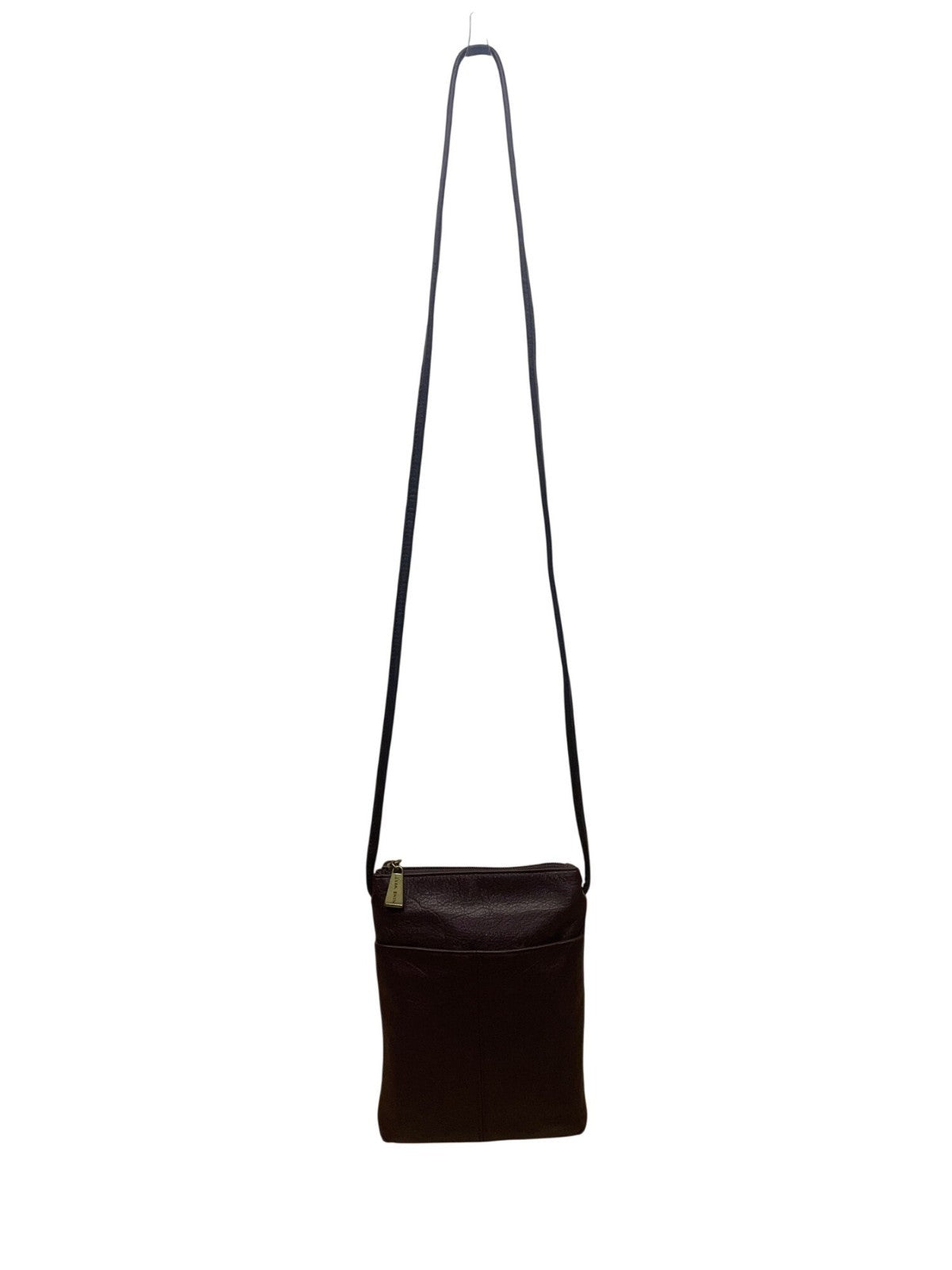 Nine West Women's Purple Faux Leather Strapped Zipper Closure