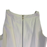White House Black Market Womens White Black Sleeveless Flare Dress Size 6