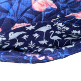 Vera Bradley Women’s Navy Flamingo Pattern Quilted Adjustable Crossbody Bag
