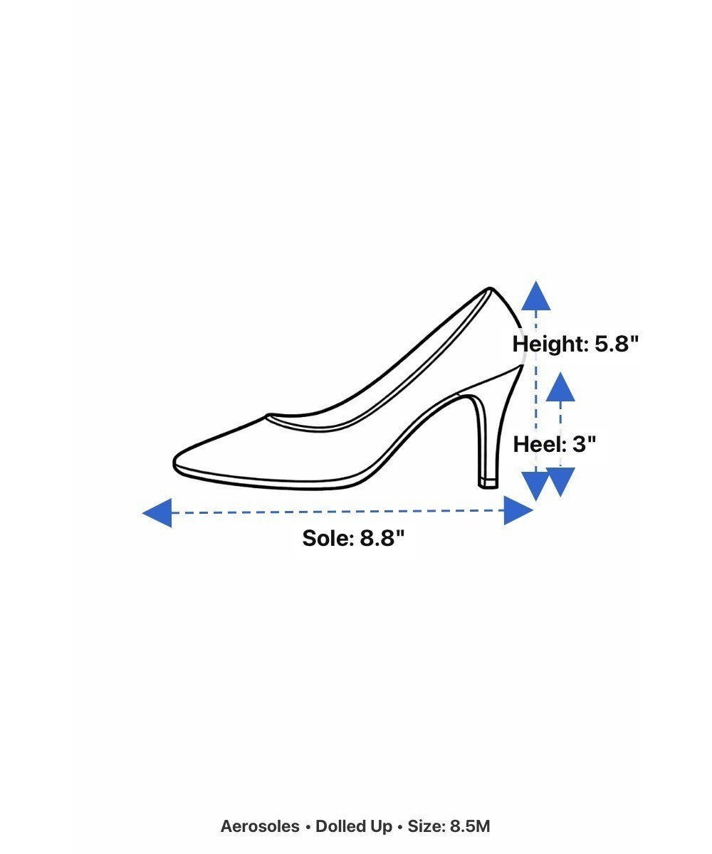 Aerosoles Women’s Ivory Leather Dolled Up Classic Pump Heels Size 8.5M