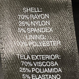 White House Black Market Womens Black Mini Skirt Zipper Accent Size 6