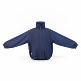 Athleta Womens Navy Nylon Zip-Up Lightweight Windbreaker Jacket Size M