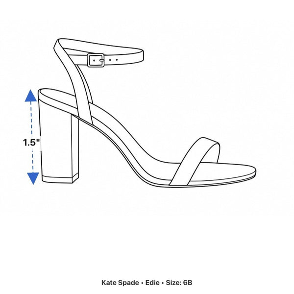 Kate Spade Women’s Metallic Gold & Pink Leather Block Heel Edie Sandals Size 6B
