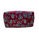 Vera Bradley Women’s Red Floral Quilted With Double Straps Tote Bag
