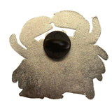 Lady Warriors Softball Crab Design Enamel Lapel Pin