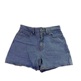Madewell Womens Blue Denim High-Rise Button-Fly Shorts Size 27