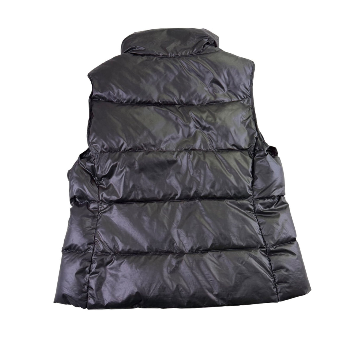 Chaps Womens Black Puffer Vest Lightweight Quilted Sleeveless Size M
