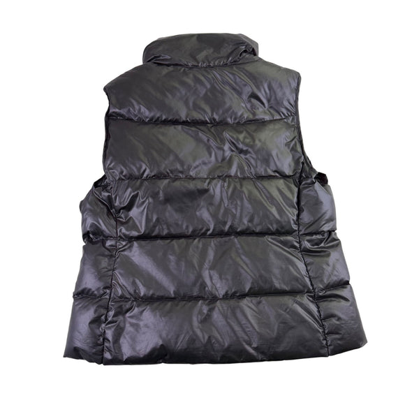 Chaps Womens Black Puffer Vest Lightweight Quilted Sleeveless Size M