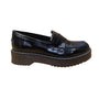 Steve Madden Women’s Black & Blue Stitching Platform Shelton Loafers Size 7
