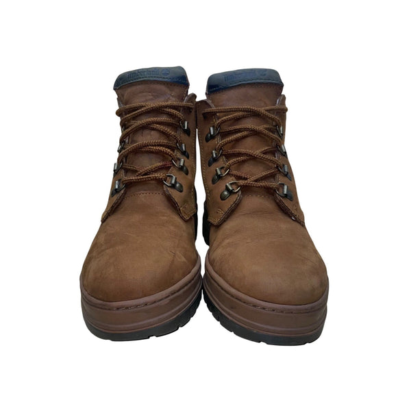 Timberland Men's Brown Leather Lace-Up Outdoor Wear Hiking Boots Size 8.5