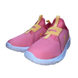 Nike Girls GS Coral Chalk Citron Pulse Flex Runner 2 Slip-On Sneakers Size 5.5Y
