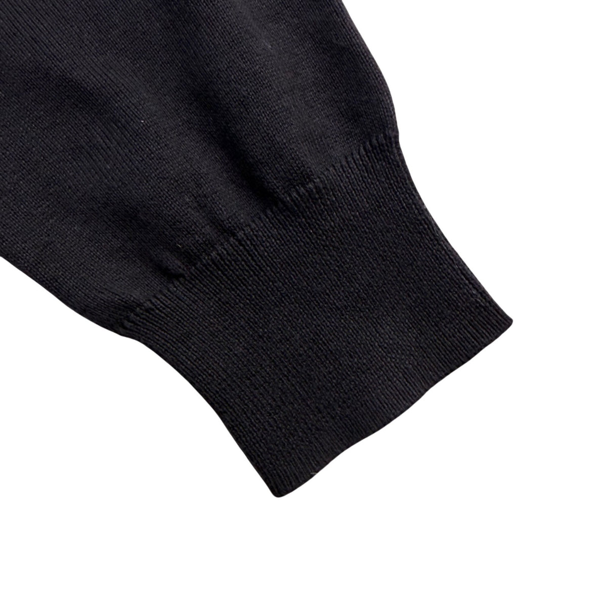 Tommy Hilfiger Mens Black V-Neck Premium Cotton Sweater  Casual Wear Size M
