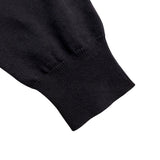 Tommy Hilfiger Mens Black V-Neck Premium Cotton Sweater  Casual Wear Size M