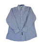 Tommy Hilfiger Men's Blue & White Striped Long Sleeve Dress Shirt Sz 15.5/33