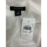 Ann Taylor Women's White Floral Narrow Strap Slip Dress Dress Sz 16 - NWT