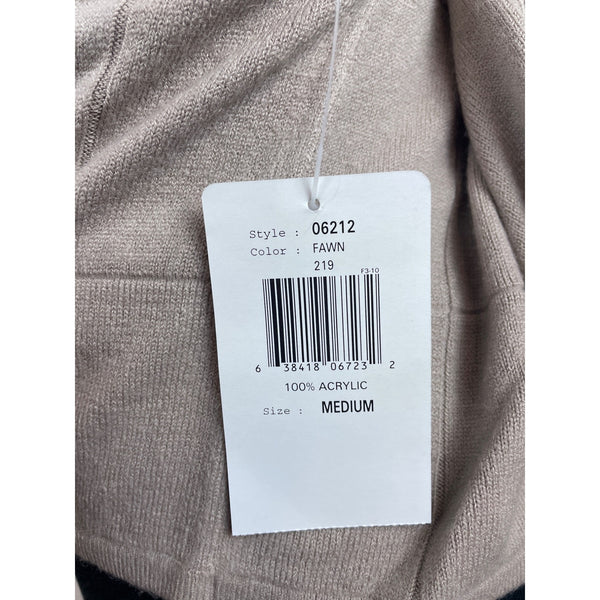 Designers Originals Women’s Beige Long Sleeve Shirt Sz M - NWT