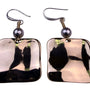 Robert Lee Morris RLM Soho Womens Gold Tone Hammered Square Dangle Earrings