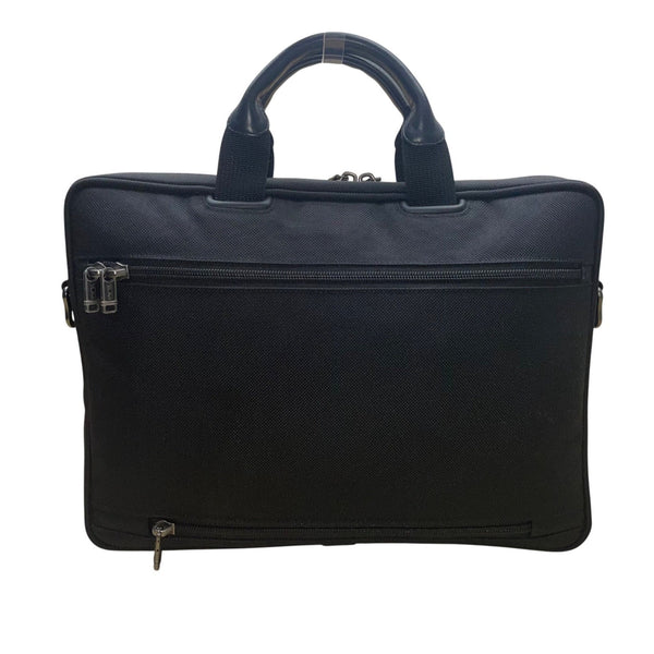 Tumi Men’s Black Ballistic Nylon Zipper Closure Briefcase 2 Way Laptop Bag