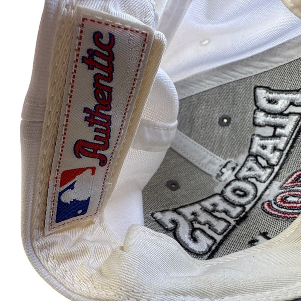 Washington Nationals 2012 Playoffs Adjustable Baseball Cap Gray & White Authenti