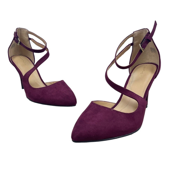 41 Hawthorn Women's Wine Violet Cassy Strappy Pump Sz 10