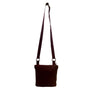 Eddie Bauer Womens Purple Nylon Adjustable Strap Zippered Pockets Crossbody Bag